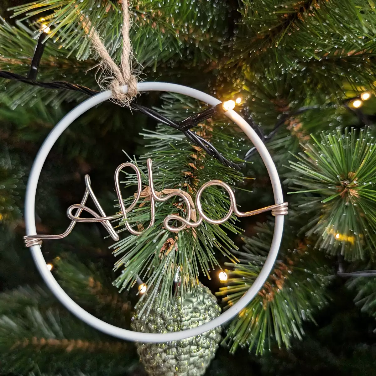 Boule de Noël personnalisée